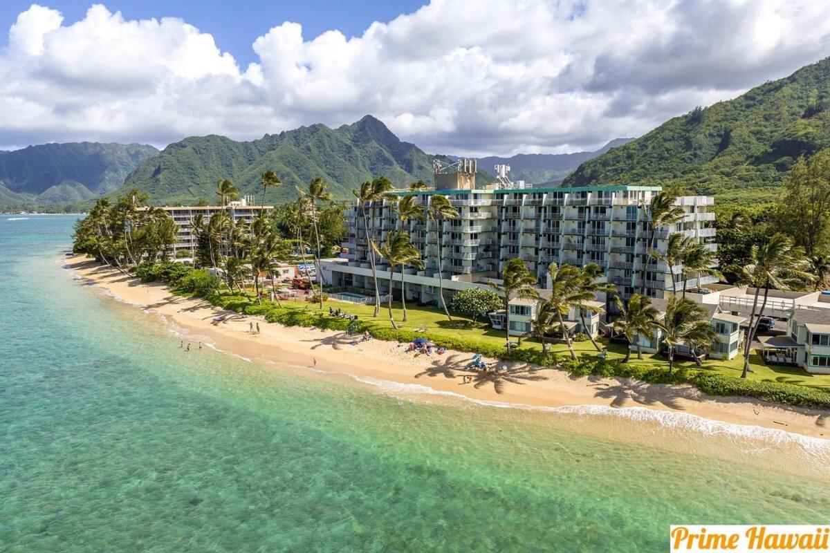 Beautiful Beachfront Condo Laie Buitenkant foto